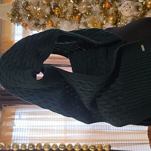 Calvin Klein Teal Knit Scarf